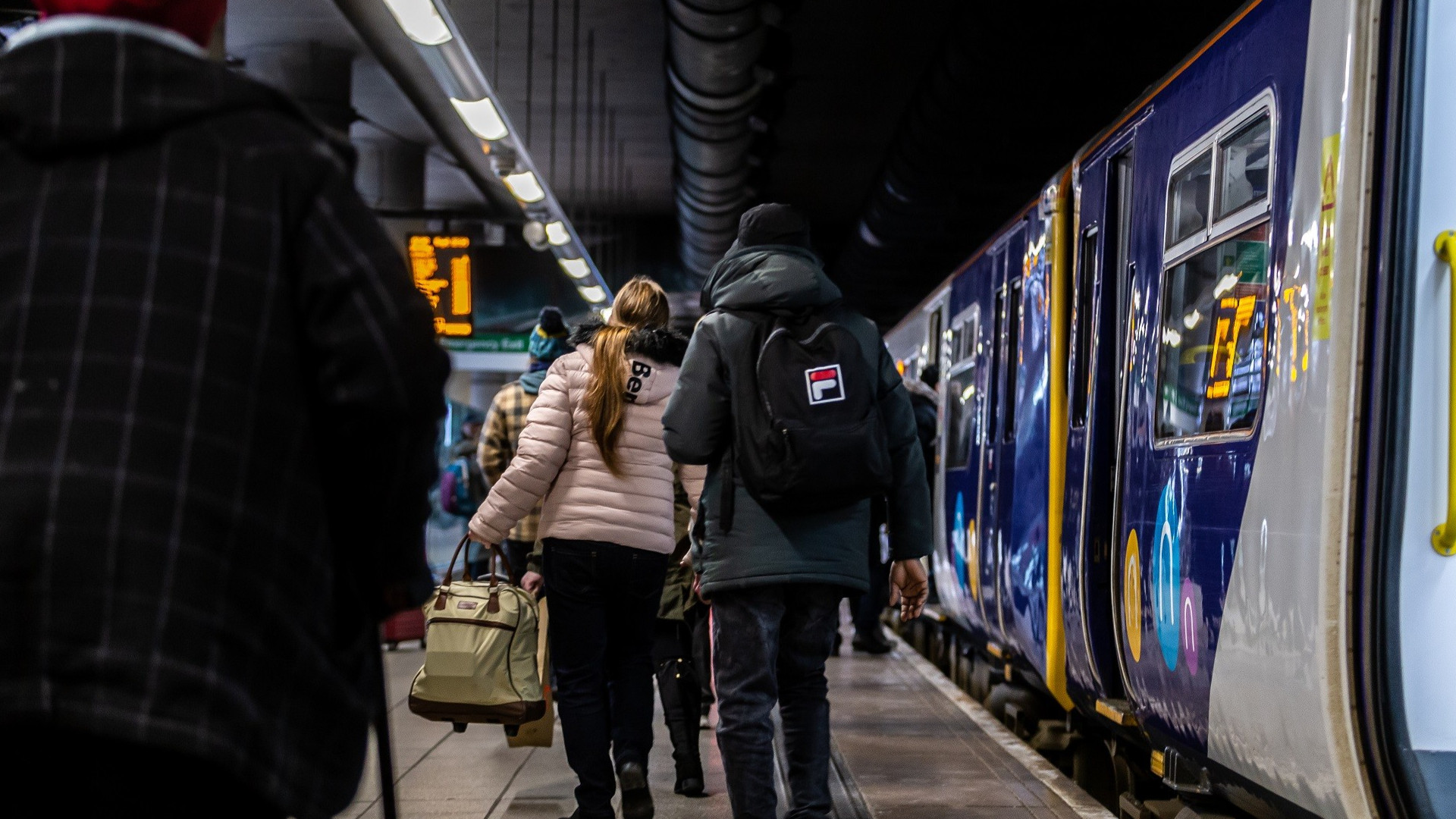 Image shows passengers boarding a Northern train cropped-2