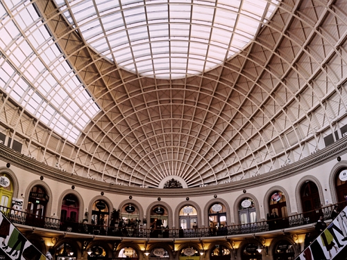 Inside of Leeds shopping centre