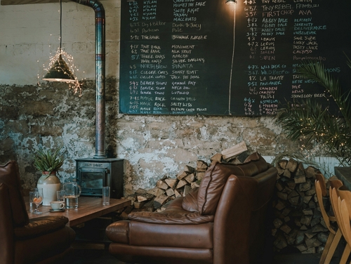 Inside of a picturesque coffee shop in Newcastle